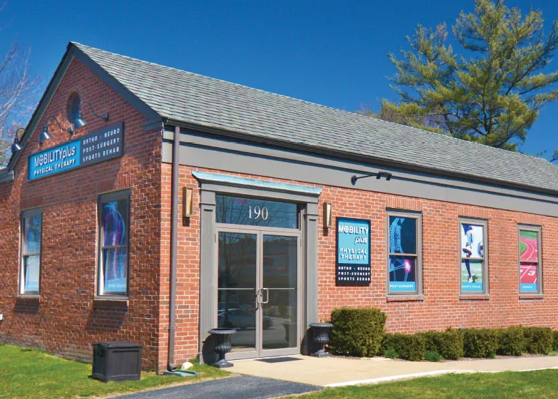 Mobility Plus Physical Therapy clinic building at 190 Rockland Street, Hanover